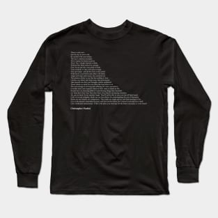 Christopher Paolini Quotes Long Sleeve T-Shirt